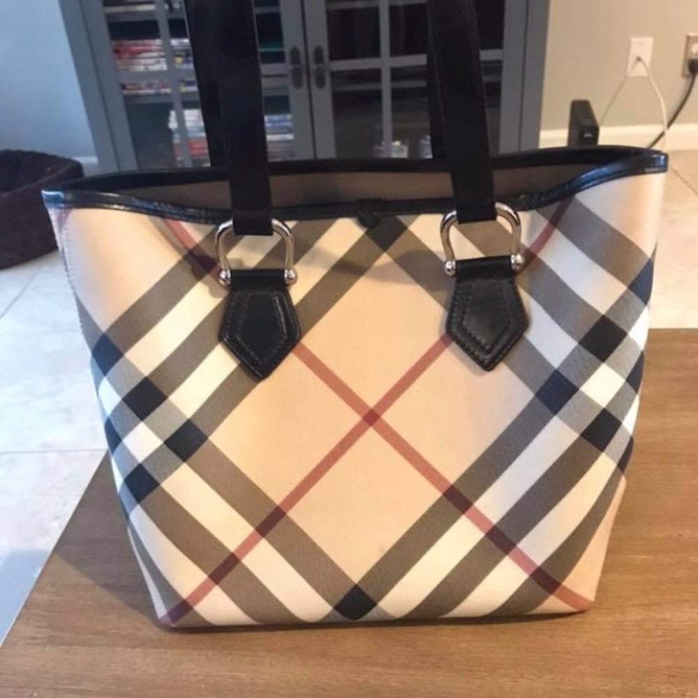 Authentic Burberry Nova Check Tote